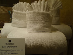 still life, with towels