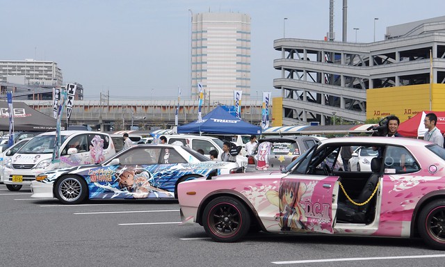 Funabashi auto festival : itasha booth