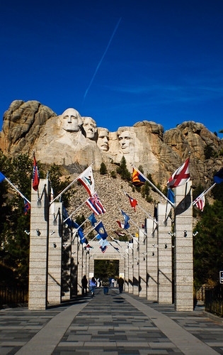 rushmore with flags-0008