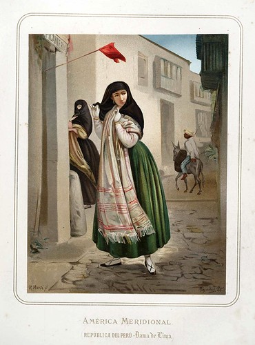 012-Republica del Peru-Dama de Lima-Las Mujeres Españolas Portuguesas y Americanas 1876-Miguel Guijarro