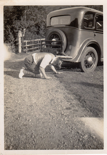 On the road....in 1935.