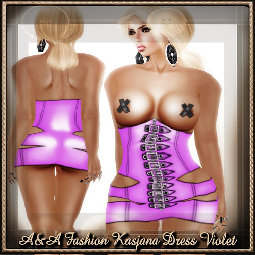 A&A Fashion Kasjana Dress Violet