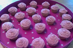 Vanilla Brown Sugar Mini Cupcakes for the ball