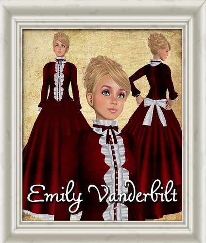 Shabby Chic Emily Vanderbilt Vintage Dress 