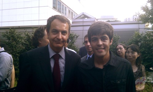 Con Zapatero en JapÃ³n