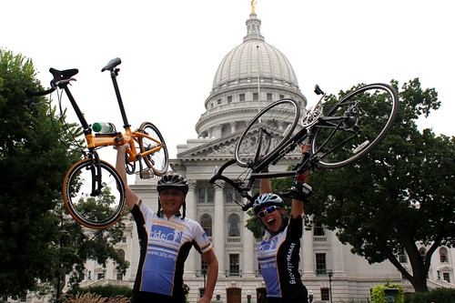 Alzheimers Breakthrough Ride: Rong Wang and Stephanie Soscia