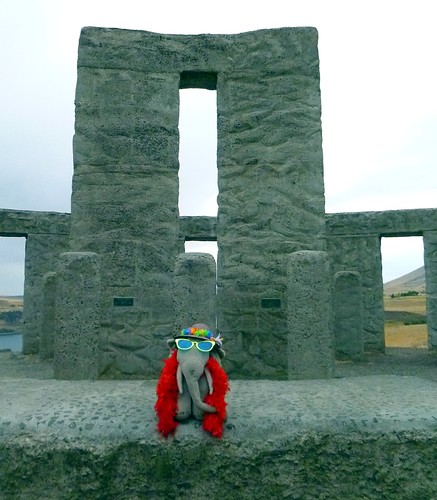 Ms Ella at the American Stonehenge