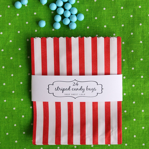 FF_red striped candy or treat bag_sweet lulu