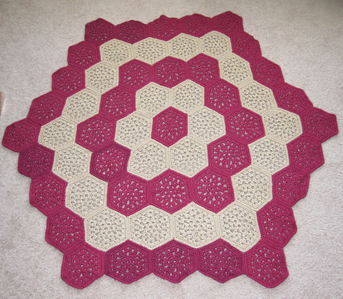 Crochet Hexagon Lapghan