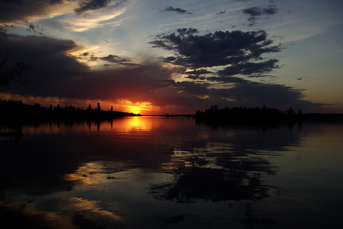 Falcon Lake sunset