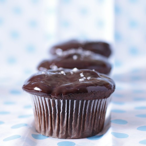 Salted Peanut Butter Chocolate Cupcakes
