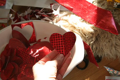 Valentines from Repurposed Gift Bag
