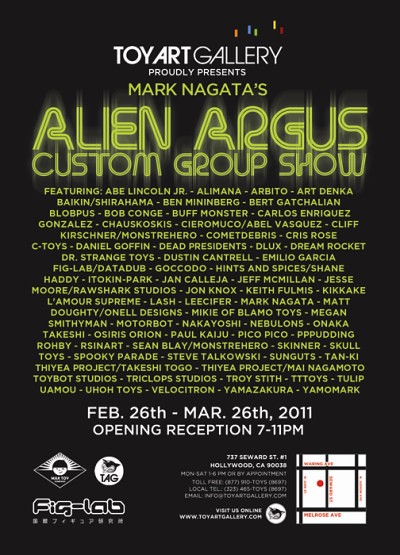 Mark Nagata's Alien Argus Custom Toy Show