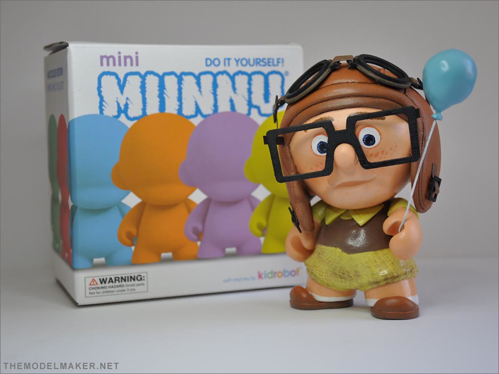 Young Carl from Disney Pixar Up custom Munny Toy