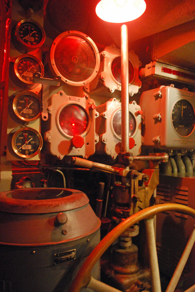 USS Cod Control Room Steering