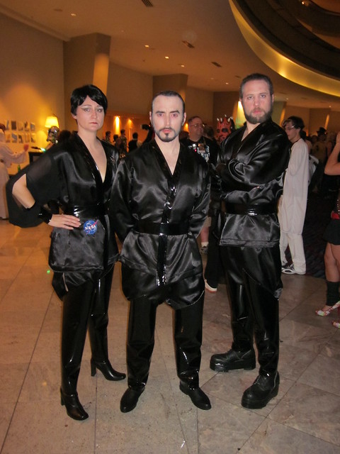 Zod, Ursa, and Non from Superman II at DragonCon 2010