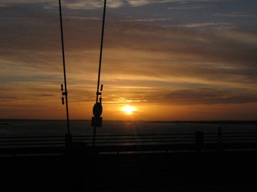 Sunset from the Humber Bridge