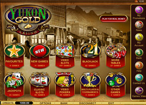 Yukon Gold Casino Lobby