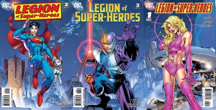 Legion Jim Lee 1-3 variants joined together, rough cut