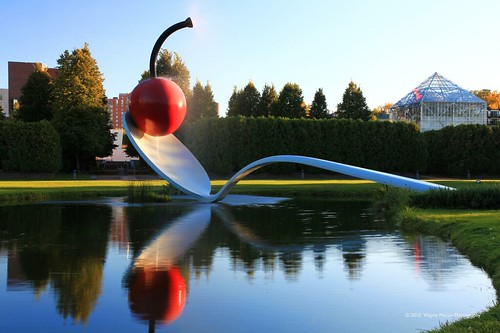 Minneapolis Sculpture Garden: Spoon and Cherry