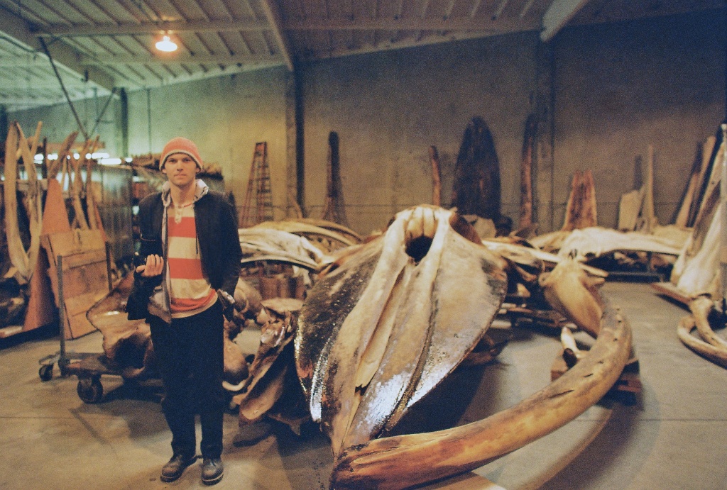 shawn and the blue whale skull