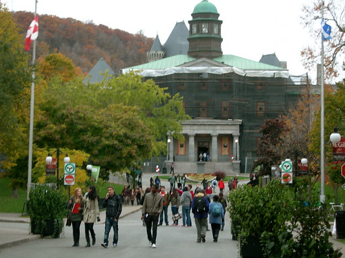 McGill University - Arts Bldg under repair