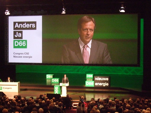 Alexander Pechtold op congres D66