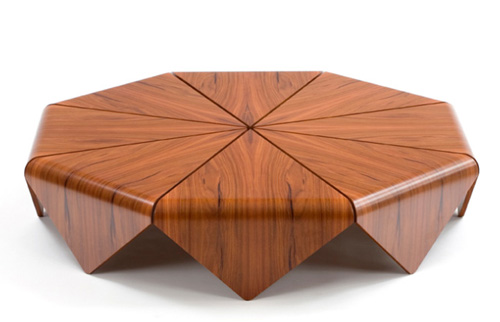 Design Inspiration: Handmade Modern Wood Table by Etel – Petalas