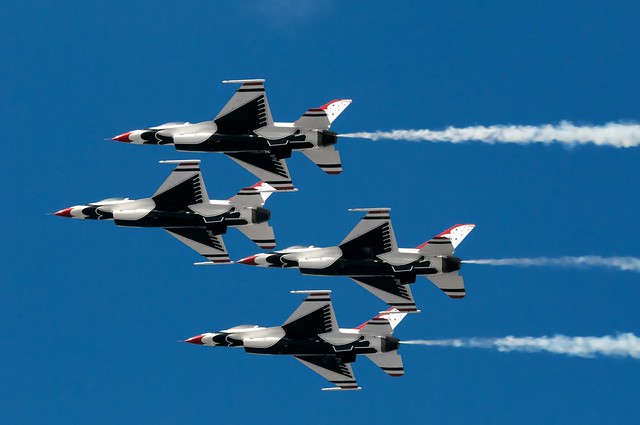 Thunderbirds in Formation