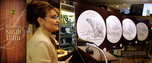 Palin and Alaska Quarter Designs
