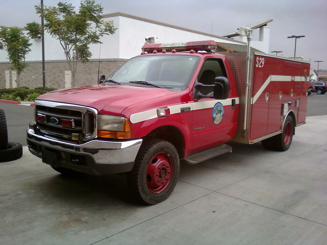 rescue ford truck fire volunteer anza