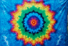16 Pointed Rainbow Star Sheet/ Tapestry