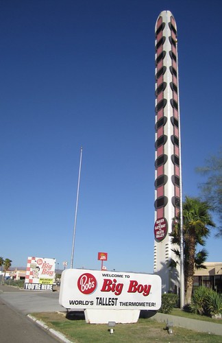 World's Tallest Thermometer, Bob's Big Boy, Baker, CA, Gateway to Death Valley