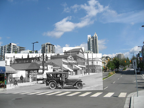 100 Block of Lonsdale Avenue Then & Now (1925 and 2010)