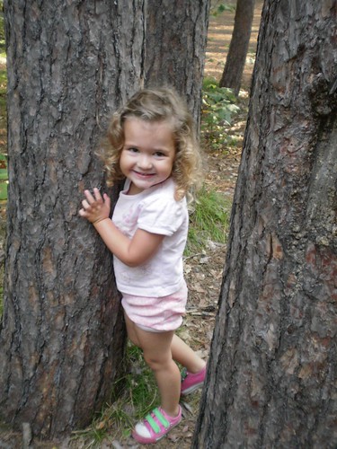 Our little tree hugger