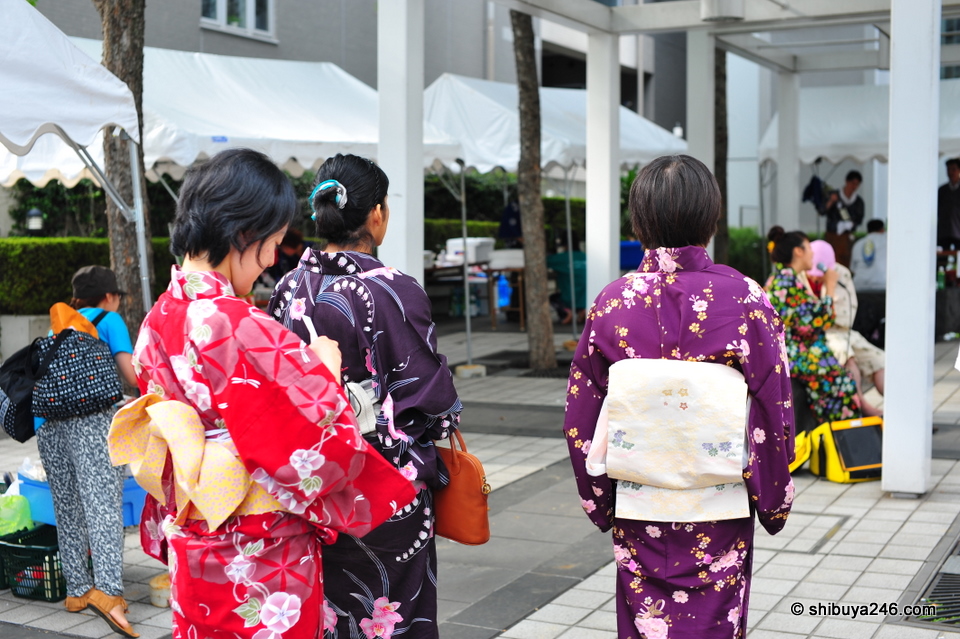 Nice to see many people turning up in Kimono