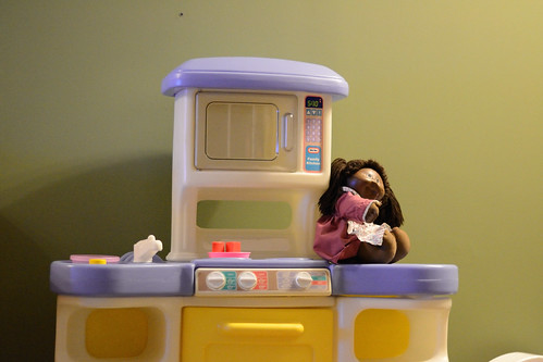 Toy Kitchen shot with Nikon D3100 @ ISO 3200