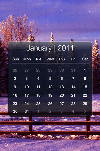 Calendar Wallpaper Of January 2011. Wallpaper-Calendar-January-