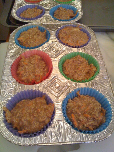 17 bran flax muffin waiting for the oven