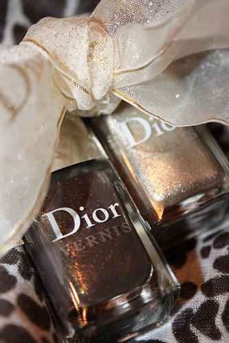Dior Timeless Gold & Czarina Gold Nail Polishes