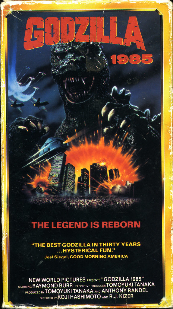 Godzilla 1985 (VHS Box Art)