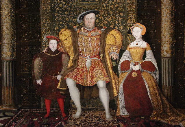 Part of -The Family of Henry VIII- by an unknown artist c 1545