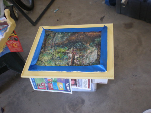 painting frame painted