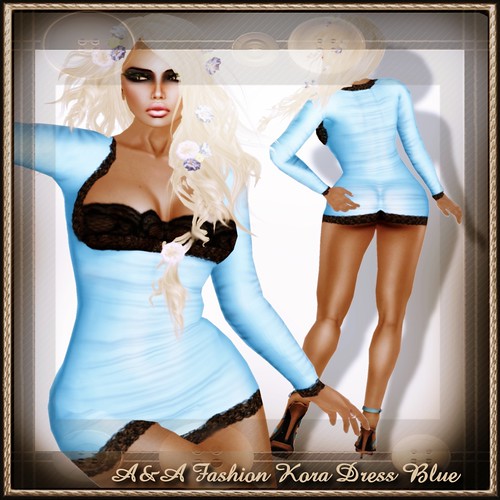 A&A Fashion Kora Dress Blue