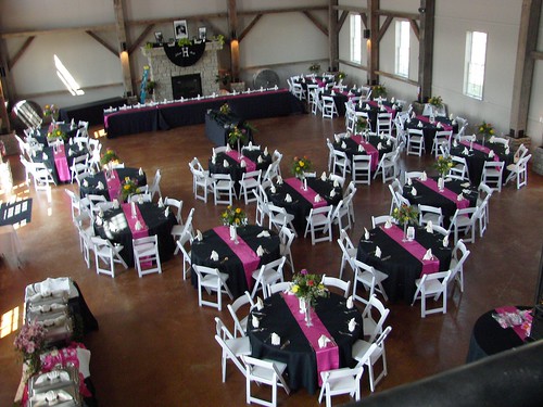 pale pink wedding reception