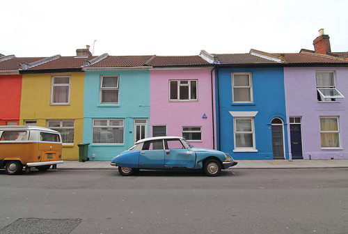 Exmouth Road given a blast of colour