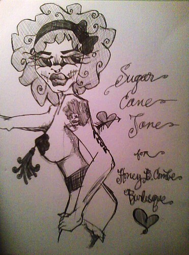 Sugar Cane Jane for Honey B. Combe Burlesque