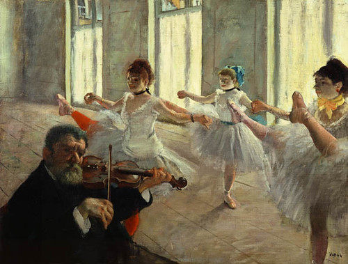 The Rehearsal, Hilarie-Germain-Edgar Degas, 1878-1879