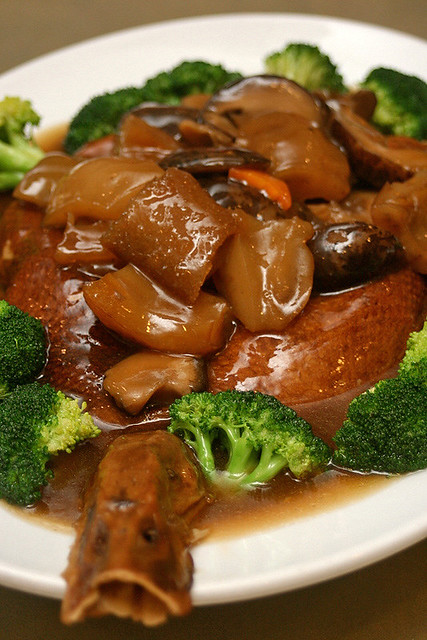 Braised Duck with Sea Cucumber