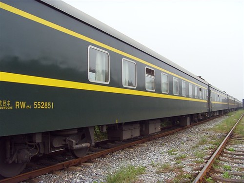 Charter Train in China - exterior